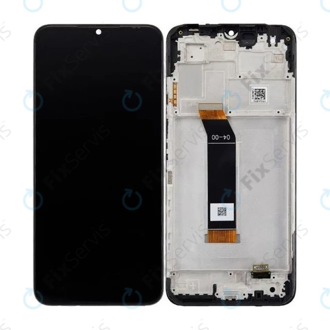 Xiaomi Poco M4 5G 22041219PG - LCD Displej + Dotykové Sklo + Rám (Power Black) - 560005L19P00 Genuine Service Pack
