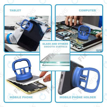 Pevná Prísavka na Otváranie Zariadení (plast, guma)