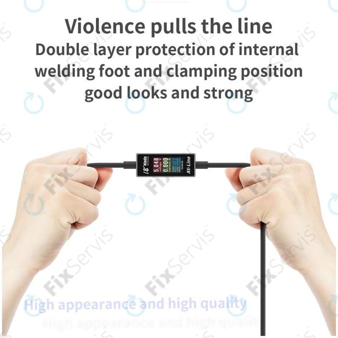 AV-Line - Smart Detekčný Nabíjací Kábel (Lightning - USB-A)