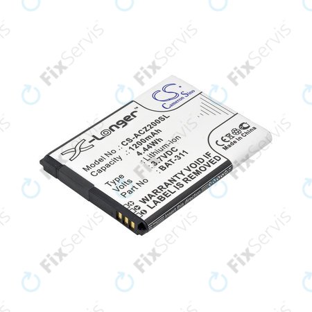 Batéria pre Acer Liquid Z200, BAT-311, Li-ion, 3.7V, 1200mAh, HQ