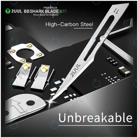 Skalpelové čepele Shark No.11, BB, 2UUL DA18, 100ks/box