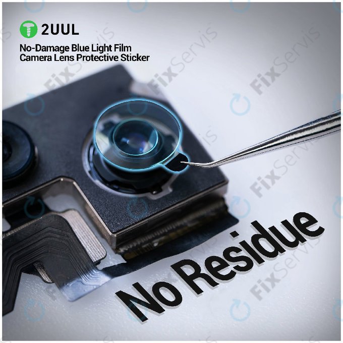 Ochranné nálepky na šošovku kamery s filtrom modrého svetla, 2UUL DA33, 500ks/balenie