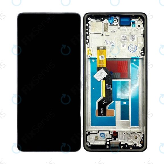 Displej pre Motorola Moto G86 5G, Dotykové sklo s rámom, Spellbound, 5D68C30474, Genuine Service Pack