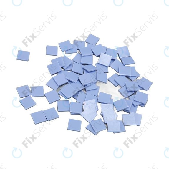 Predrezaná teplovodivá podložka, 12 x 12 x 1,5mm