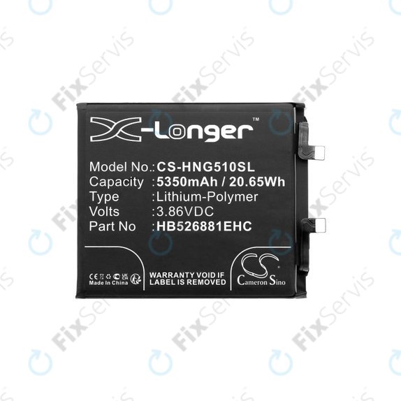 Batéria pre Honor Magic 5 Pro, 5350mAh, Li-Pol, 3.86V, HB526881EHC, HQ