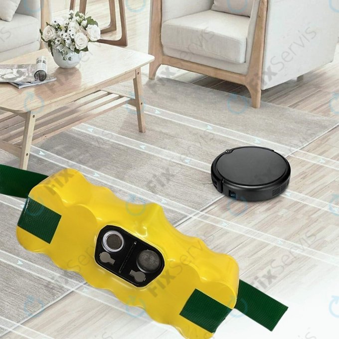 iRobot Roomba 500, 600, 700, 800, 900-series, R3, Scooba 450, Vileda 137173 - Batéria 11702, GD-Roomba-500, VAC-500NMH-33 Ni-MH 14.4V 3300mAh