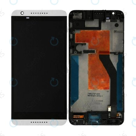 HTC Desire 820 - LCD Displej + Dotykové Sklo + Rám (White) TFT