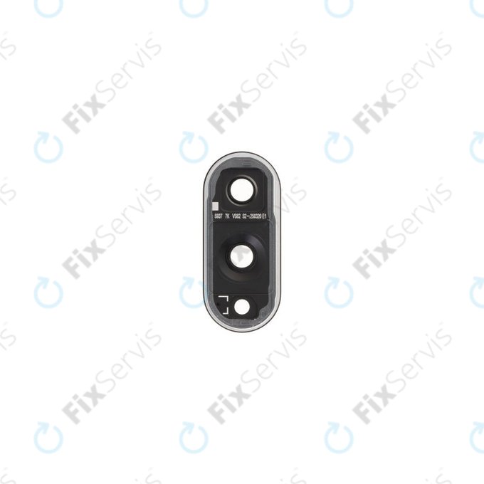 Samsung Galaxy S25 Edge - Sklíčko Zadnej Kamery + Rám (Titanium Jetblack)