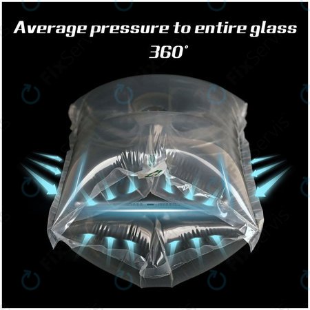 2UUL - Vzduchový Lis na Opravy Skiel Telefónov (80 Vreciek)