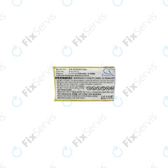 Apple iPod Shuffle (1st Gen) - Batéria 616-0212 250mAh HQ