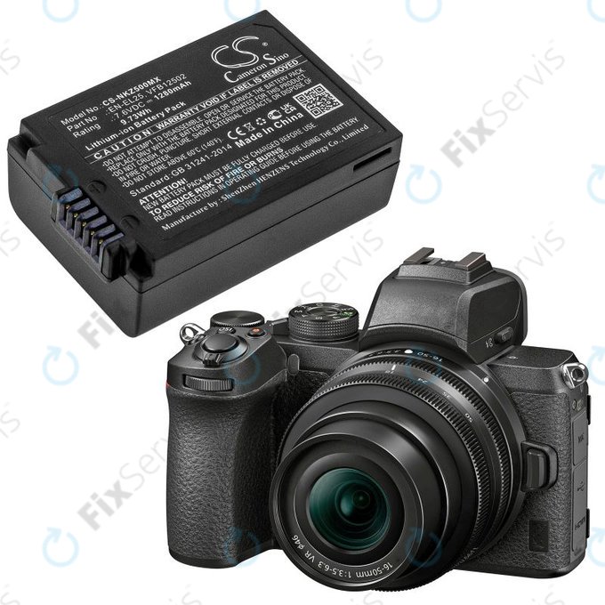 Batéria pre Nikon Z50, Z50 ZFC, Z30, Z FC, 1280mAh, Li-Ion, 7.6V, EN-EL25, HQ