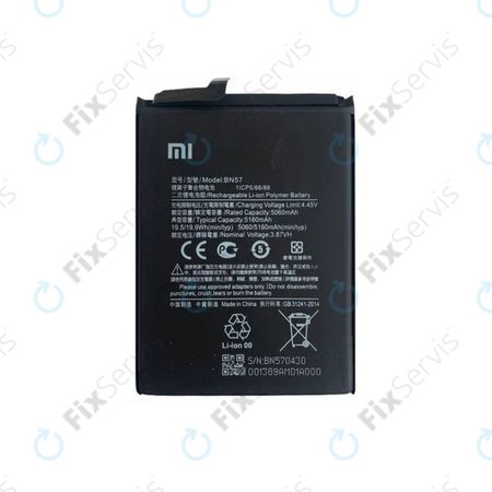 Xiaomi Poco X3 NFC, X3 Pro - Batéria BN57 5160mAh - 460200003J1G Genuine Service Pack