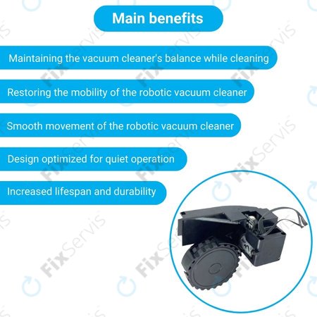 Roidmi EVE Plus - Koleso s Motorom (Pravé) (Čierne)