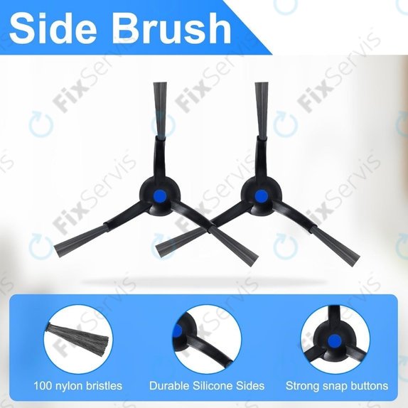 Bočná kefa, 2 ks pre Ecovacs X8 Pro Omni, X8 Omni, T80 Omni