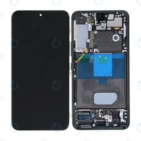 Samsung Galaxy S22 S901B - LCD Displej + Dotykové Sklo + Rám (Phantom Black) OLED
