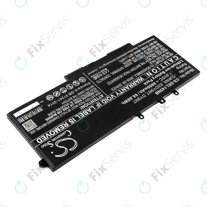 Batéria pre Dell Latitude 14 5490, Latitude 14 5491, 8800mAh, Li-Ion, 7.6V, 00JWGP, HQ