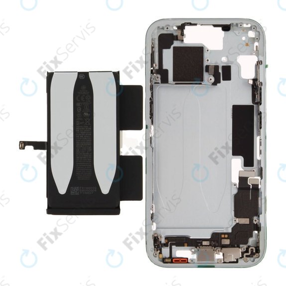 Stredný Rám s Batériou pre iPhone 15 | Blue | ZD076-00672 | Genuine Apple