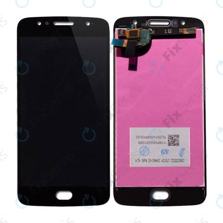 Motorola Moto G5S XT1794 - LCD Displej + Dotykové Sklo (Black) TFT