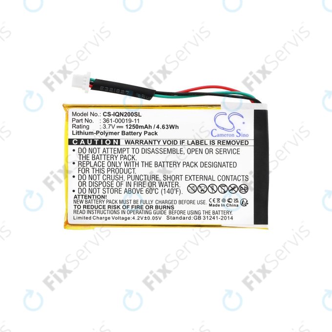 Garmin Nuvi 200, 200W, 205, 205T, 205W, 205WT, 250, 252W, 255, 255T, 255W, 255WT, 260, 260W, 260WT, 270 - Batéria 010-00621-10, 361-00019-11 1250mAh HQ