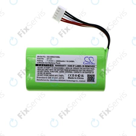 Batéria pre Sony SRS X3, XB2, XB20, 2600mAh, Li-Ion, 7.4V, ST-01, HQ