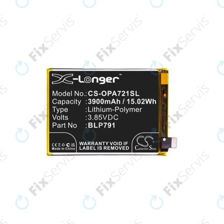Oppo A72, A73 4G CPH2099 - Batéria BLP791 3900mAh HQ