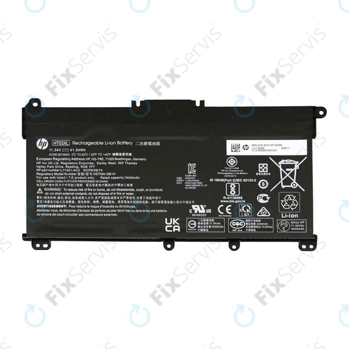 HP 15-da0032nc - Batéria Li-Ion 11.4V 3440mAh - 77052359 Genuine Service Pack