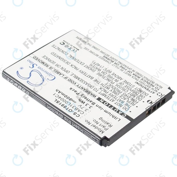 Batéria pre Alcatel One Touch, OT, TCL A, Vodafone, 900mAh, Li-Ion, 3.7V, CAB31L0004C1, HQ