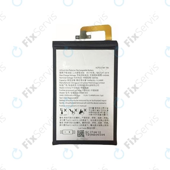 Blackberry Keyone - Batéria BAT-63108-003, 1ICP5/51/81 3505mAh