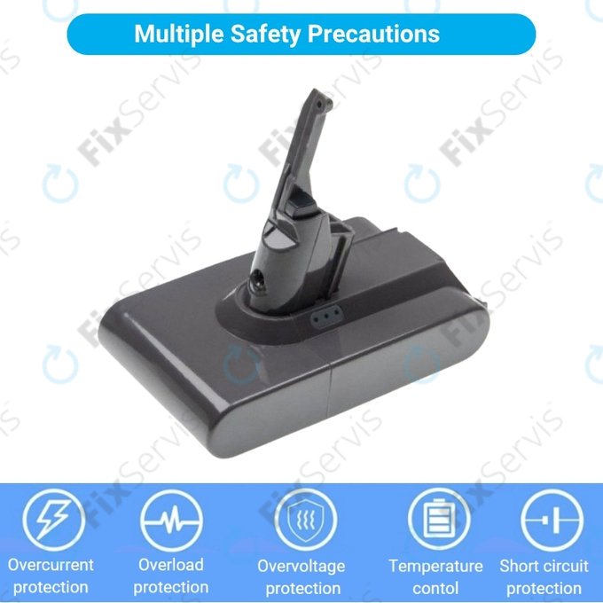 Dyson V8 - Batéria 215681, PM8-US-HFB1497A Li-Ion 21.6V 2000mAh