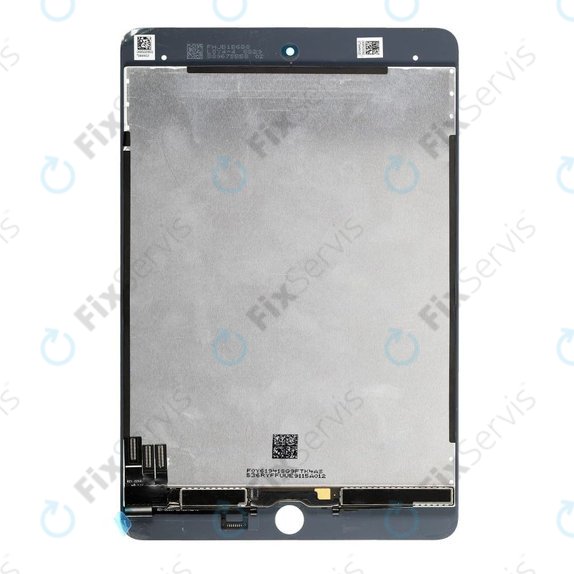 LCD Displej pre iPad Mini 5, White, Dotykové sklo bez rámu, Refurbished