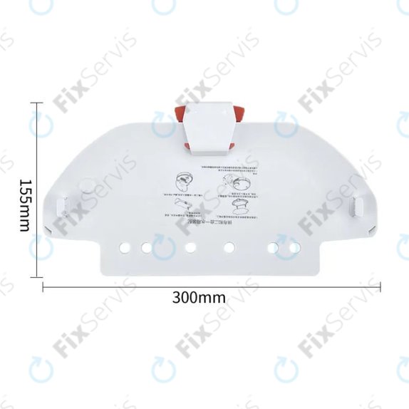 Xiaomi Mi Robot Vacuum Mop Pro (P), 2S, 3C (Mijia 3C), Viomi V2 Pro, V3, SE - Spodný Kryt (Biela)