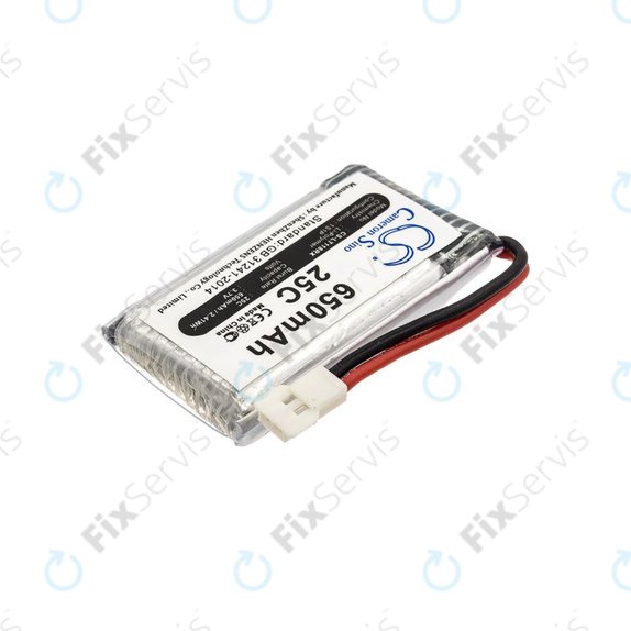 Batéria pre Hubsan X4 H107, 650mAh, Li-Pol, 3.7V, H107C-A24, HQ