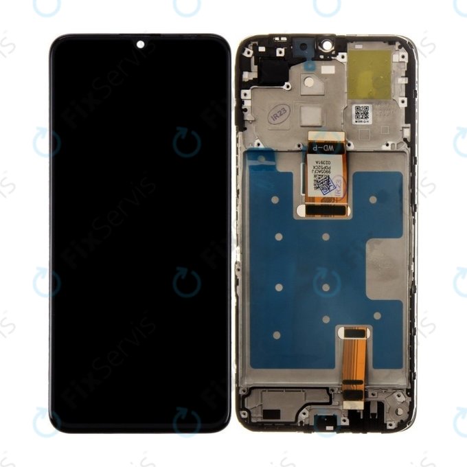 Honor X6a WDY-LX1 - LCD Displej + Dotykové Sklo + Rám (Midnight Black) TFT