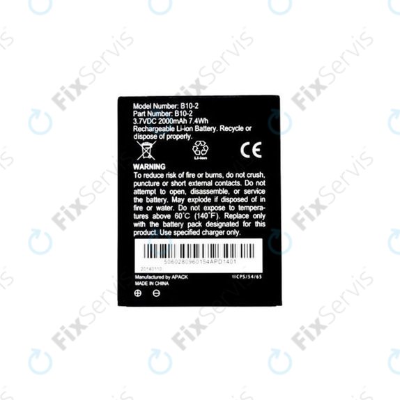Caterpillar CAT B15 - Batéria B10-2 2000mAh