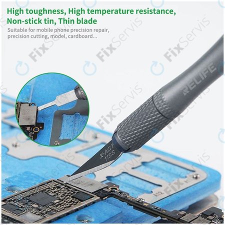 Relife RL-101B - Čepele s Rukoväťou pre Odstranenie Lepidla 8v1