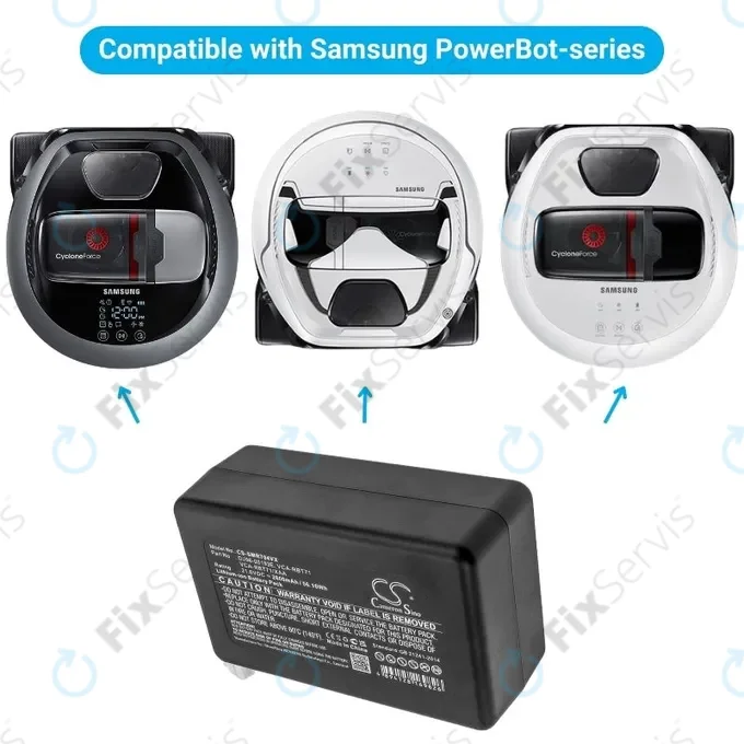Samsung PowerBot-series - Batéria DJ96-00193E, VCA-RBT71 Li-Ion 21.6V 2600mAh HQ