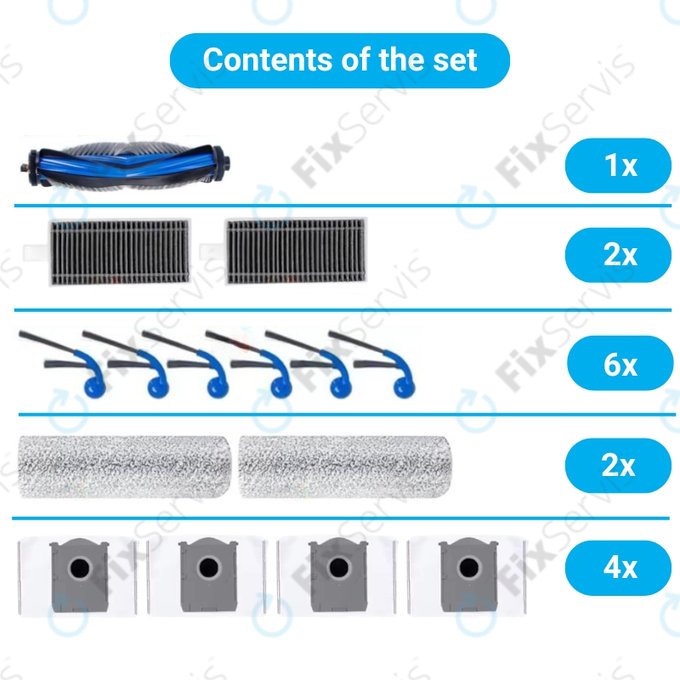 Ecovacs T80 Omni, T80 - Kompletný set