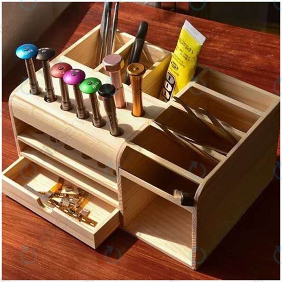 Tool Guide - Drevený Organizér