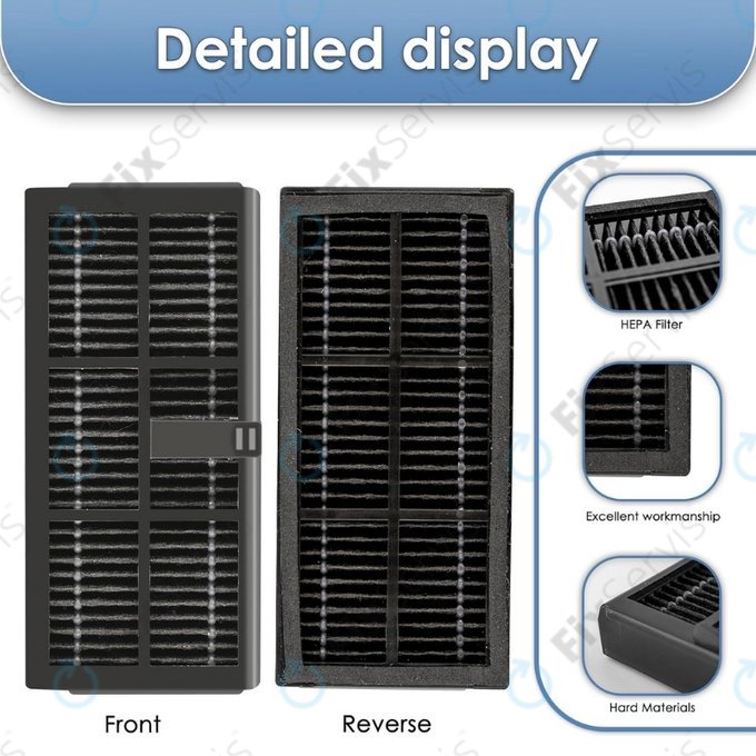 HEPA filter, 2 ks pre Xiaomi Dreame X40 Ultra, L40 Ultra, X30 Ultra, L10s Ultra Gen2, L10s Pro Ultra, Mova E30 Ultra