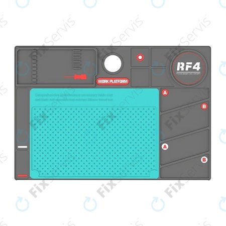 Refox RF4 Work Platform - ESD Antistatická Teplovzdorná Silikónová Podložka