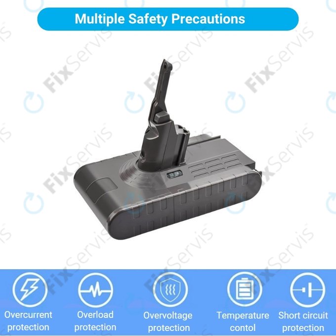 Dyson V8 - Batéria 215681, PM8-US-HFB1497A Li-Ion 21.6V 4000mAh