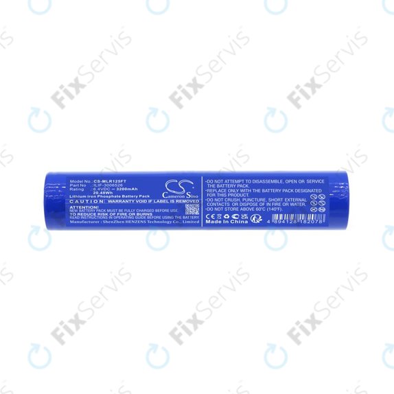 Batéria pre Maglite ML125, ML150LR, ML150LRX, 3200mAh, LiFePO4, 6.4V, ILIF-3006526, HQ