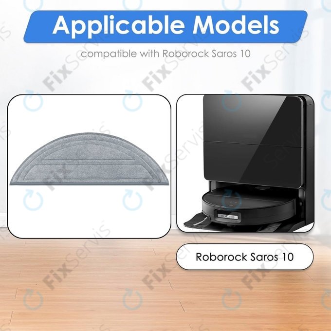 Mopovacia utierka, 2 ks pre Xiaomi Roborock Saros 10