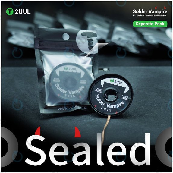 Odsávací knôt Solder Vampire, samostatné balenie, 2UUL DW16, 10ks/balenie