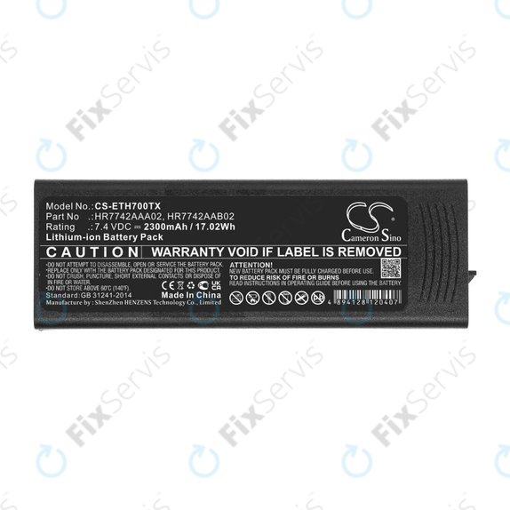Batéria pre EADS P3G, TPH700, 2300mAh, Li-Ion, 7.4V, HR7742AAA02, HQ