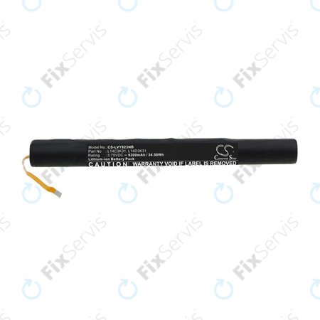 Batéria pre Lenovo Yoga Tablet 2, 9200mAh, Li-Ion, 3.75V, L14C3K31, HQ