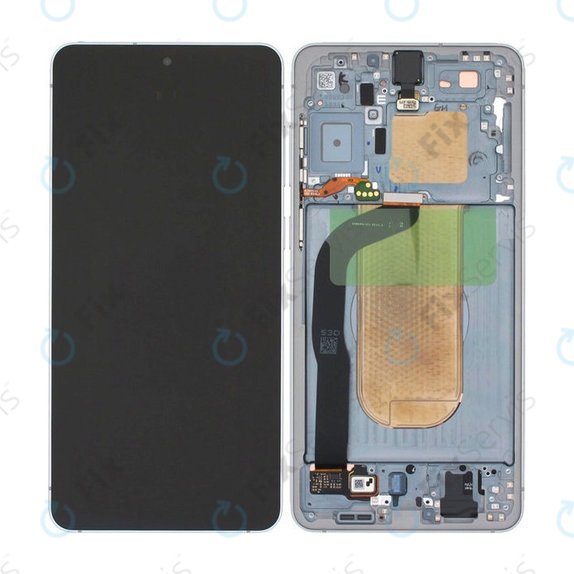 Samsung Galaxy S25 Edge - LCD Displej + Dotykové Sklo + Rám (Titanium Silver) OLED