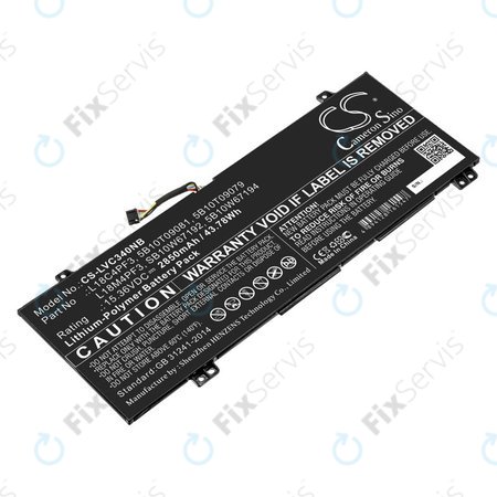 Batéria pre Lenovo Ideapad C340, Ideapad Flex, 2850mAh, Li-Pol, 15.36V, L18C4PF3, HQ