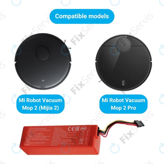 Xiaomi Mi Robot Vacuum Mop 2 (Mijia 2C), 2 Pro - Batéria P1904-4S2P-MM Li-Ion 14.4V 6500mAh