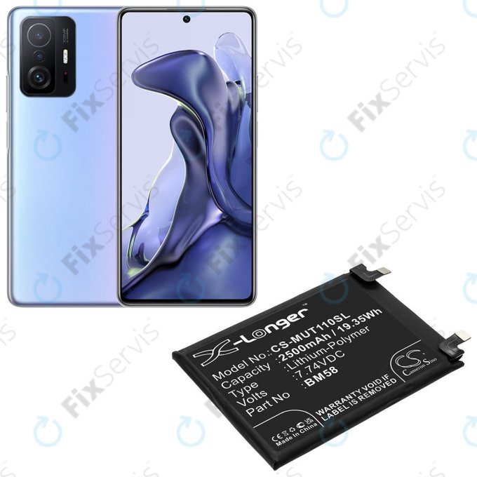 Xiaomi 11T Pro - Batéria BM58 2500mAh HQ